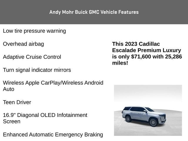 2023 Cadillac Escalade Premium Luxury