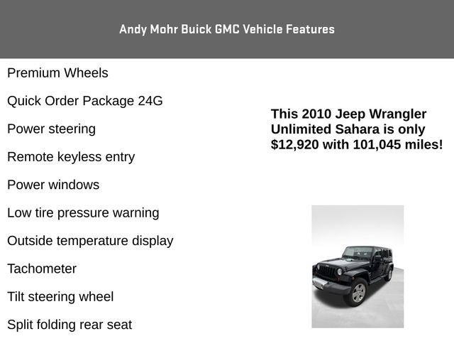 2010 Jeep Wrangler Unlimited Sahara