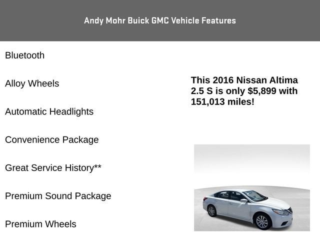 2016 Nissan Altima 2.5 S