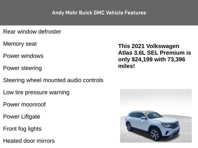 2021 Volkswagen Atlas 3.6L V6 SEL Premium
