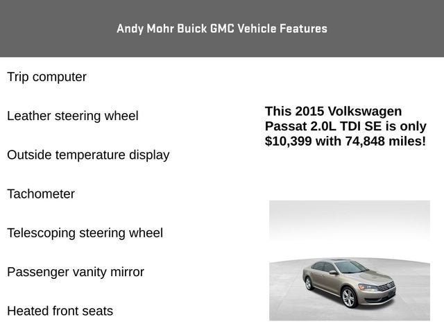 2015 Volkswagen Passat 2.0L TDI SE