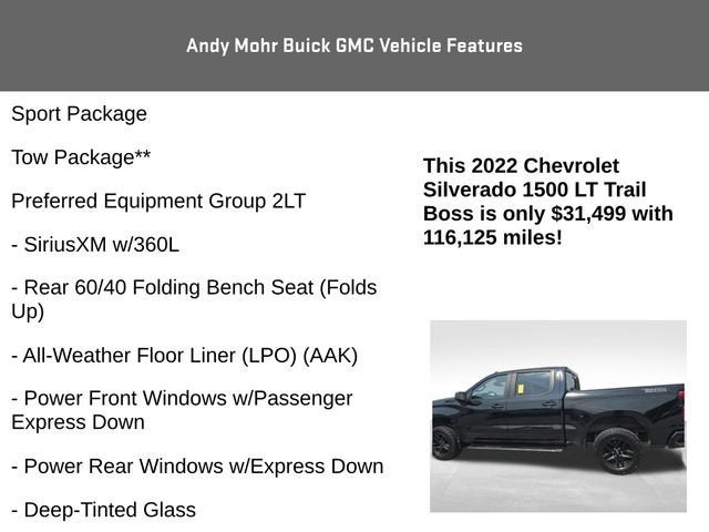 2022 Chevrolet Silverado 1500 LT Trail Boss