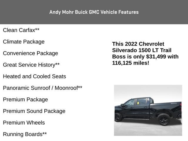 2022 Chevrolet Silverado 1500 LT Trail Boss