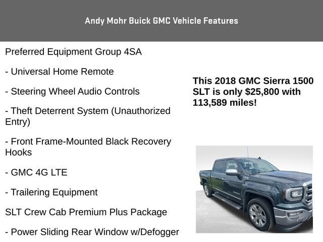 2018 GMC Sierra 1500 SLT