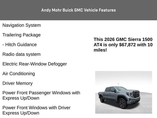 2026 GMC Sierra 1500 AT4