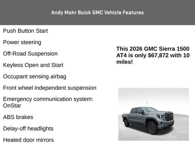 2026 GMC Sierra 1500 AT4
