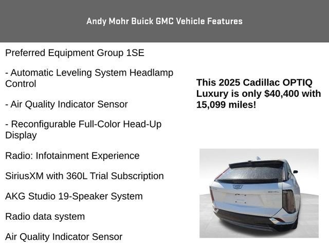 2025 Cadillac OPTIQ Luxury 2