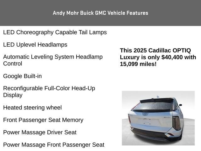 2025 Cadillac OPTIQ Luxury 2