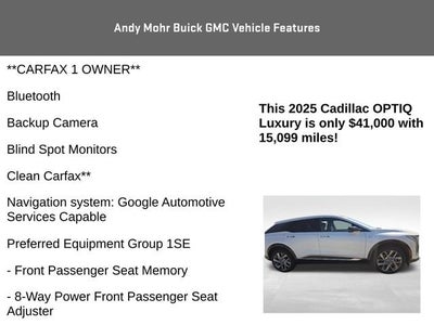 2025 Cadillac OPTIQ Luxury 2