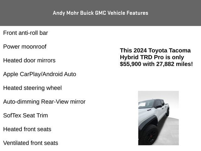 2024 Toyota Tacoma 4WD TRD Sport Hybrid