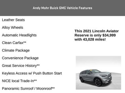 2021 Lincoln Aviator Reserve