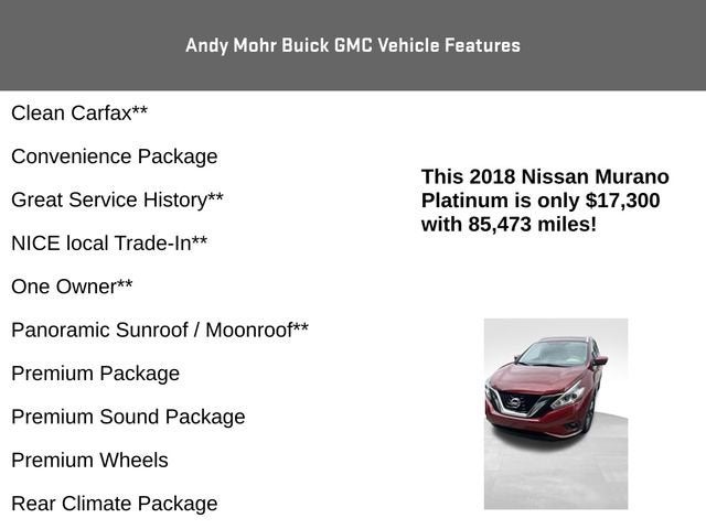 2018 Nissan Murano Platinum