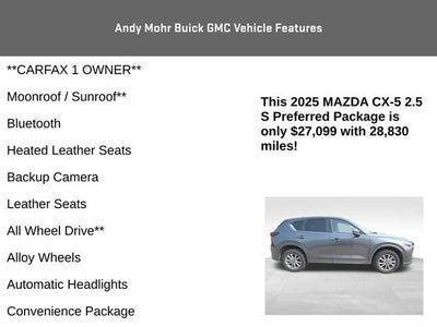2025 Mazda Mazda CX-5 2.5 S Preferred Package
