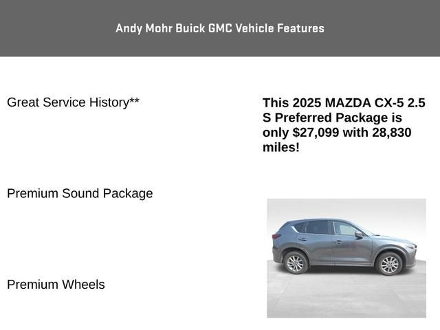 2025 Mazda Mazda CX-5 2.5 S Preferred Package