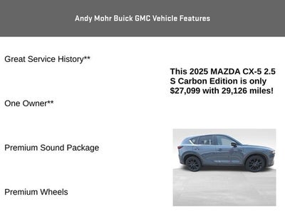 2025 Mazda Mazda CX-5 2.5 S Carbon Edition