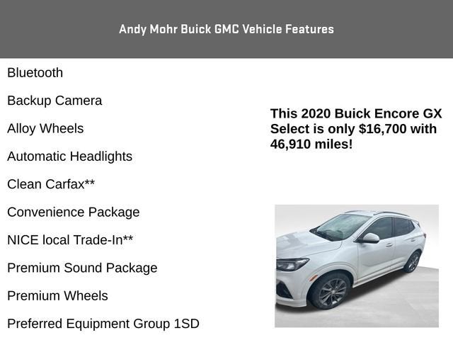 2020 Buick Encore GX Select