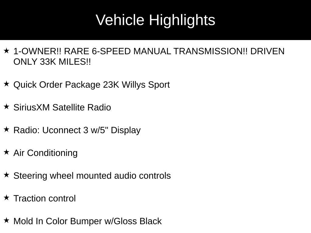 2021 Jeep Wrangler Willys Sport