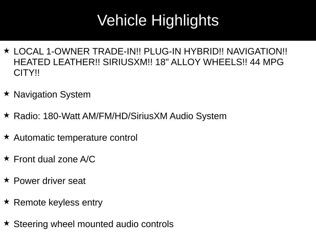 2018 Honda Clarity Plug-In Hybrid Touring