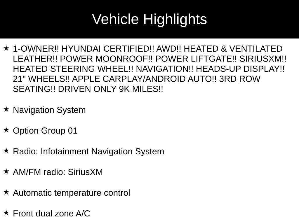 2026 Hyundai Palisade Calligraphy