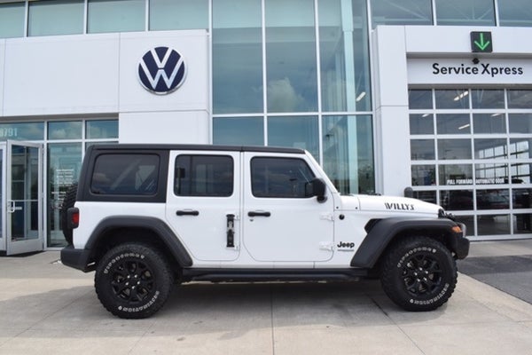 2021 Jeep Wrangler Unlimited Willys in Indianapolis, IN - Andy Mohr Automotive
