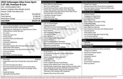 2024 Volkswagen Atlas Cross Sport 2.0T SEL Premium R-Line
