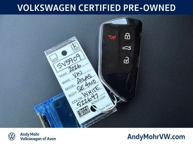 2026 Volkswagen Atlas 2.0T SE