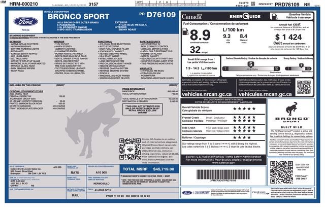 2023 Ford Bronco Sport Outer Banks