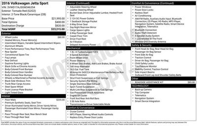 2016 Volkswagen Jetta 1.8T Sport