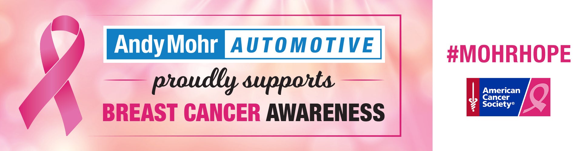 Andy Mohr Supports Breast Cancer Awareness