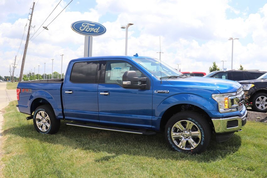 blue Ford F-150 for sale