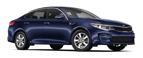 blue Kia Optima