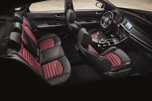 Kia Optima red interior
